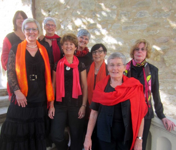 Une partie du chœur de la Tour d'Aigues